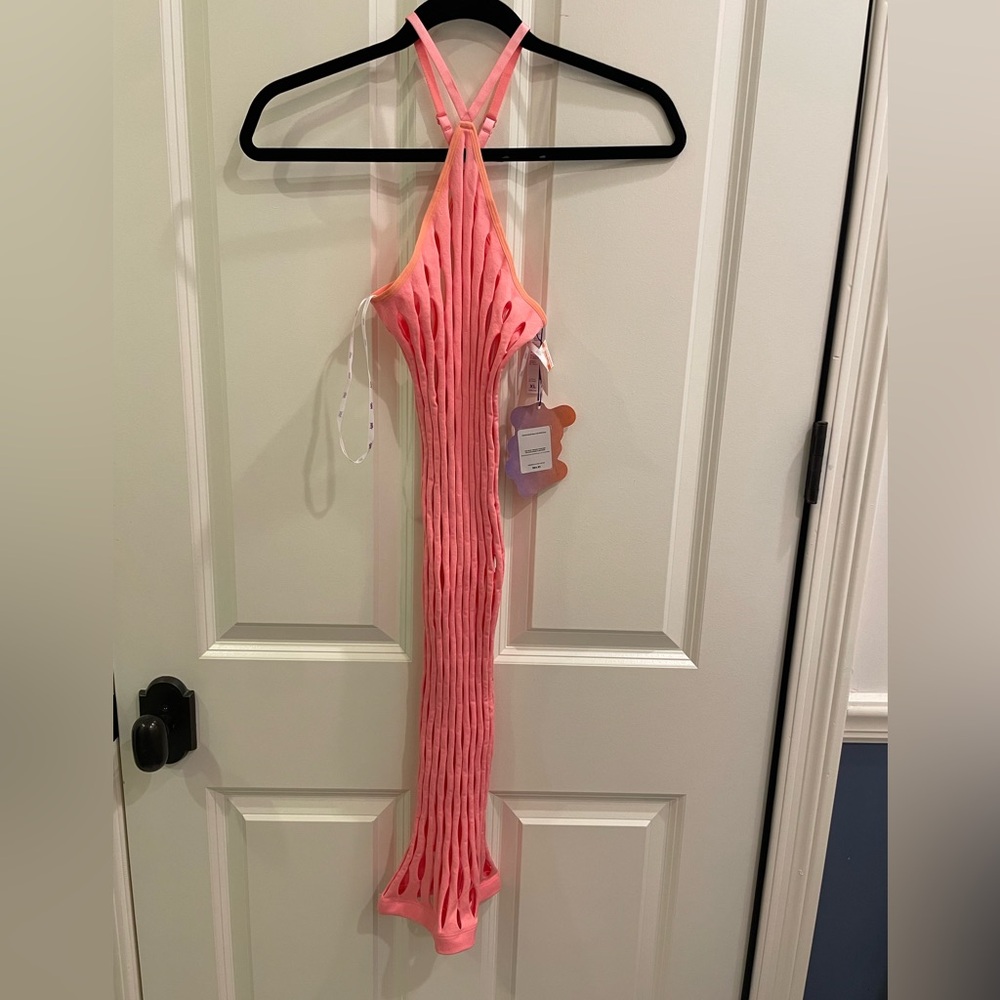 NWT Yitty Nearly Naked Open Knit Midi Dress